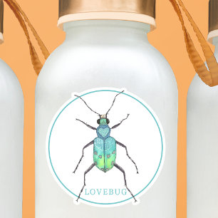 Valentine's Day Love Bug Sticker