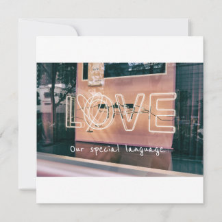 Valentine's day love card