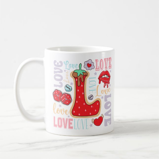 Valentine's Day Love Coffee Mug (Left)