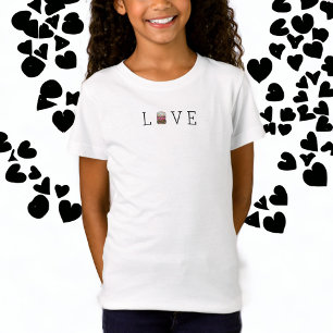 Valentine's Day Love Frosted Doughnuts Sprinkles T-Shirt