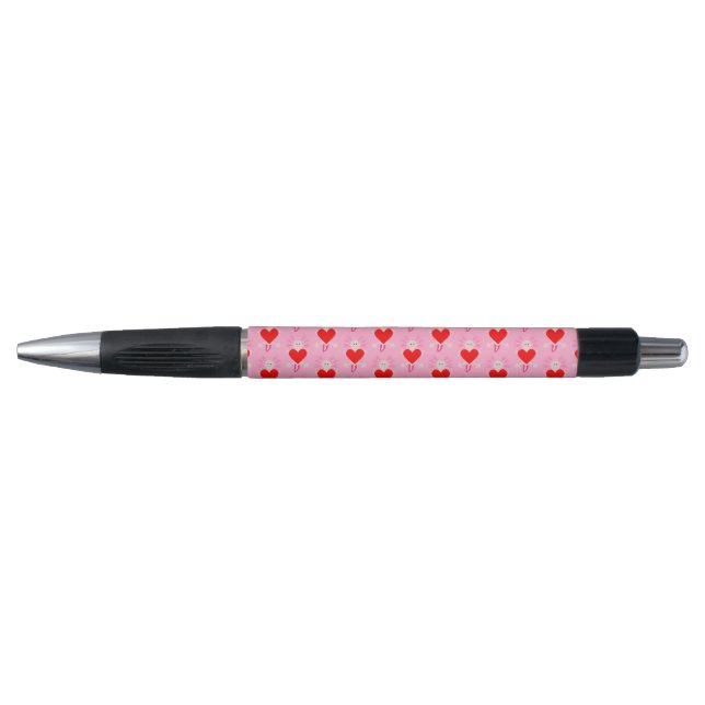 Valentines Day Love Heart Axolotl Patterned (Front)