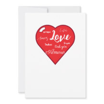 Valentine's Day Love Heart Card