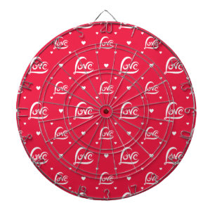 Valentines Day Love Heart Dartboard