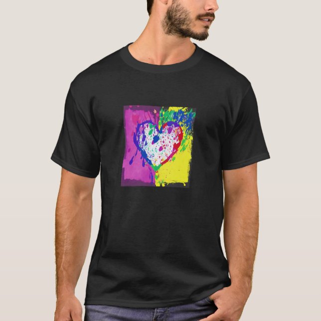 Valentine's Day Love Heart Girlfriend Fiancée Wife T-Shirt (Front)