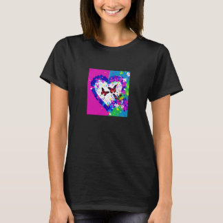 Valentine's Day Love Heart Girlfriend Fiancée Wife T-Shirt