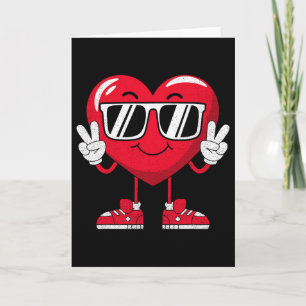 Valentines Day Love Heart Peace Funny Boys Girls K Card