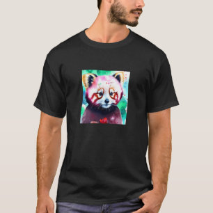 Valentine's Day Love Heart Red Panda Girlfriend Fi T-Shirt