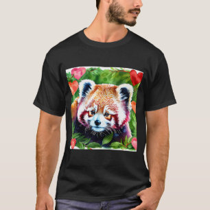 Valentine's Day Love Heart Red Panda Girlfriend Fi T-Shirt