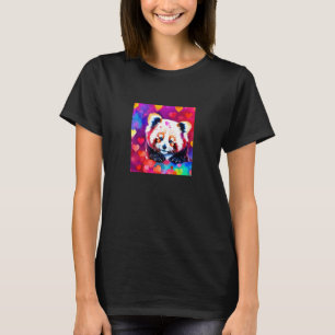 Valentine's Day Love Heart Red Panda Girlfriend Fi T-Shirt