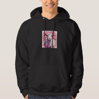 Valentine's Day Love Heart Sheep Girlfriend Fiancé Hoodie