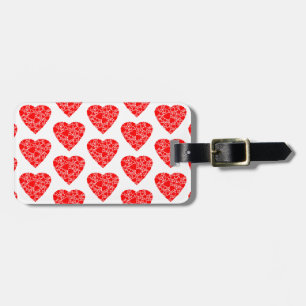Valentines Day Love Heart travel luggage tag