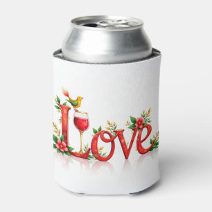 Valentine's Day Love & Hearts Collection ❤️ Can Cooler