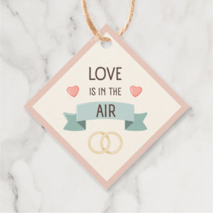 Valentines day - Love is in the air Favour Tags