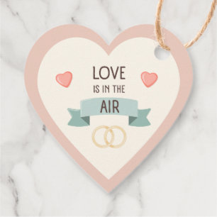 Valentines day - Love is in the air Favour Tags