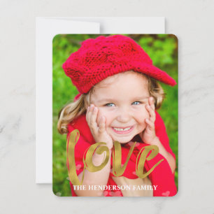 Valentine's Day Love Photo Card