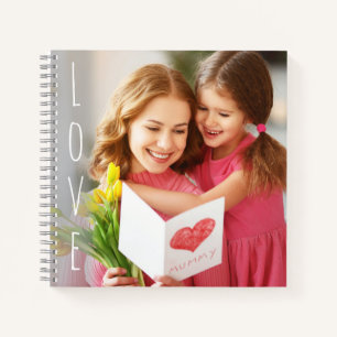 Valentine's Day Love Photo For Mum Notebook