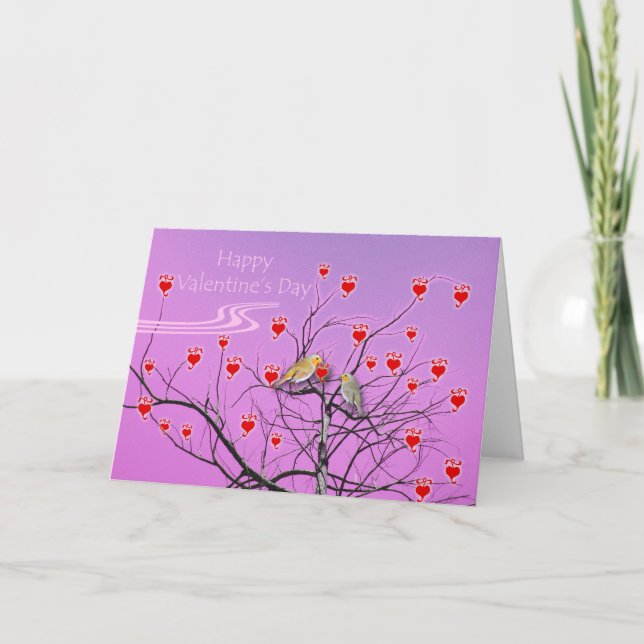 Valentine's Day Love Poem Holiday Card (Front)