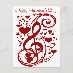 Valentine's Day Love_Postcard Holiday Postcard