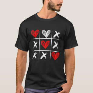 Valentines Day Love Tic Tac Toe Valentine Funny He T-Shirt