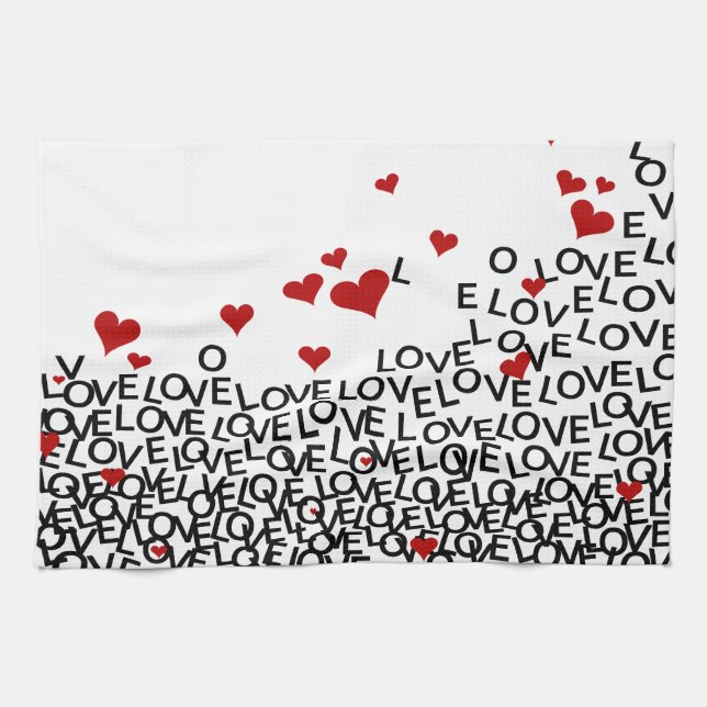 Valentine's Day Love Towel (Horizontal)
