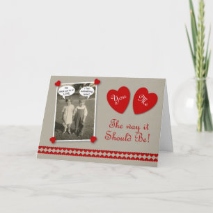 Valentine's Day  Lovers Holiday Card