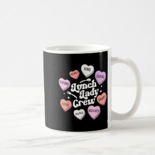 Valentines Day Lunch Lady Groovy Cafeteria Squad H Coffee Mug