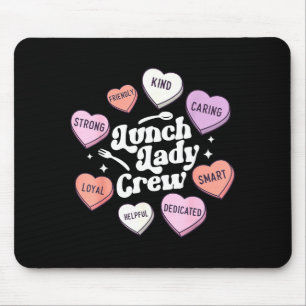 Valentines Day Lunch Lady Groovy Cafeteria Squad H Mouse Mat