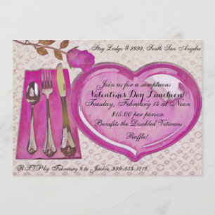 Valentine's Day Luncheon Invitation
