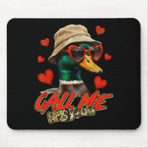 Valentine's Day Mallard Duck Hunting Hunter Camo C Mouse Mat