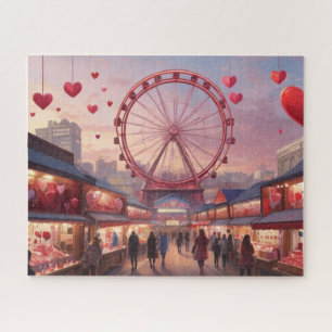 Valentines Day Market Jigsaw Puzzle