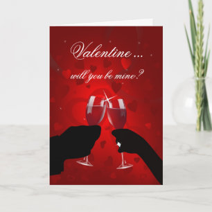 Valentine's Day Marriage Proposal Card