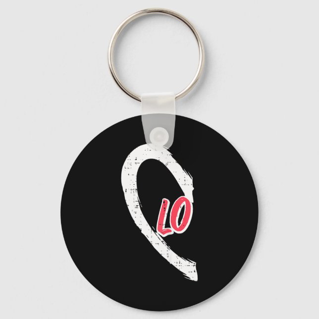 Valentines Day Matching Love Lo Heart Cute Couple  Key Ring (Front)