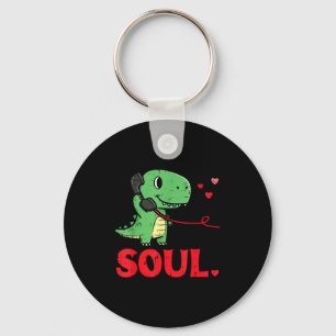 Valentines Day Matching Soulmates Soul Dino Trex C Key Ring
