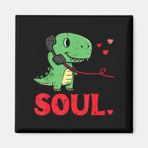 Valentines Day Matching Soulmates Soul Dino Trex C Magnet