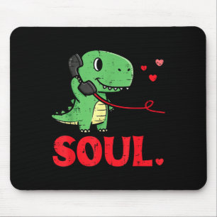 Valentines Day Matching Soulmates Soul Dino Trex C Mouse Mat