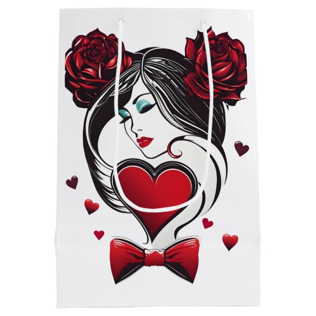 Valentine's Day Medium Gift Bag (Back)