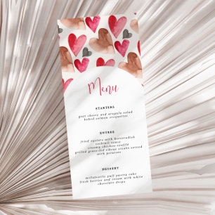 Valentine's Day Menu Card