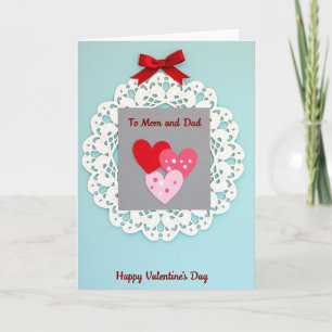 Valentines Day Mom Dad Card