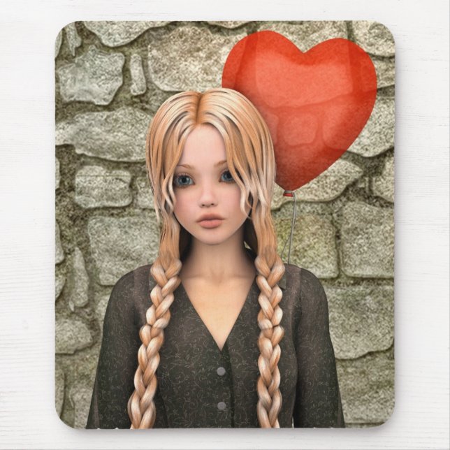 Valentines Day Mouse Mat (Front)
