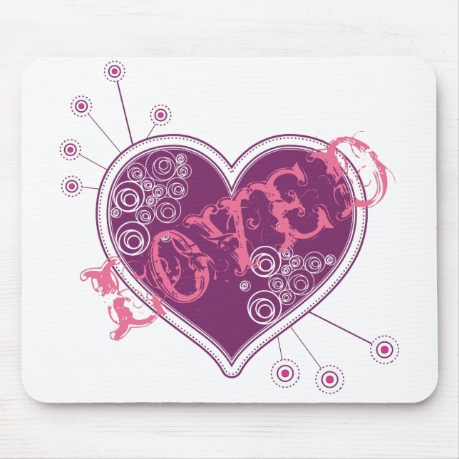 Valentine's Day Mouse Mat (Front)