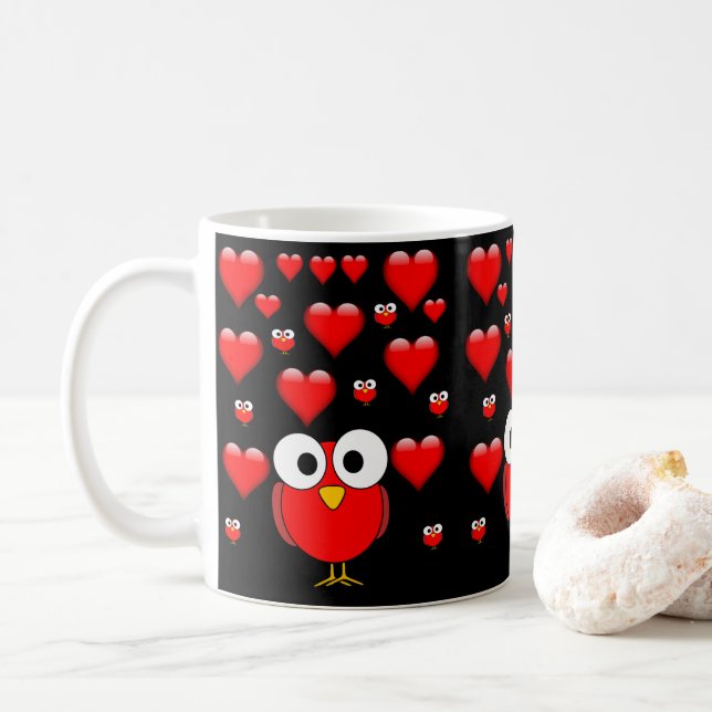 Valentine's Day Mug Mugs (With Donut)