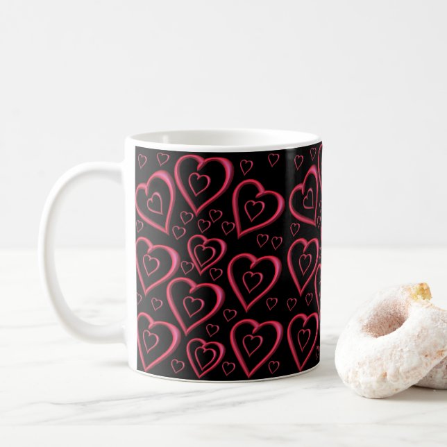 Valentine's Day Mug Mugs (With Donut)