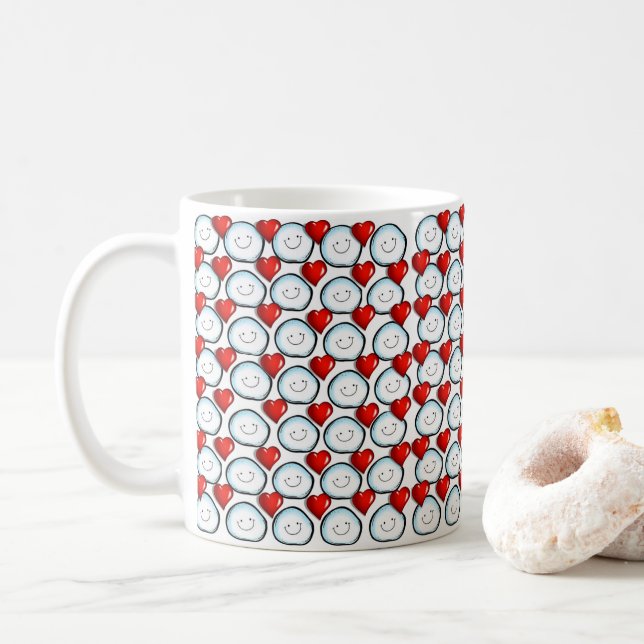 Valentine's Day Mug Mugs (With Donut)