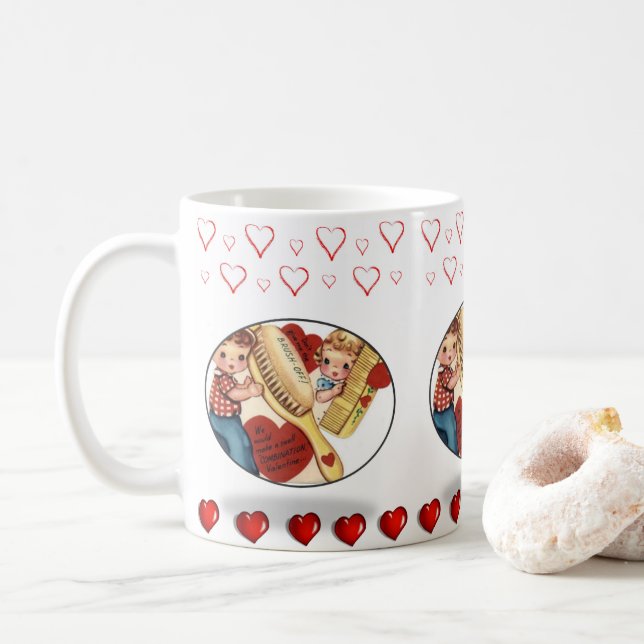 Valentine's Day Mug Mugs (With Donut)