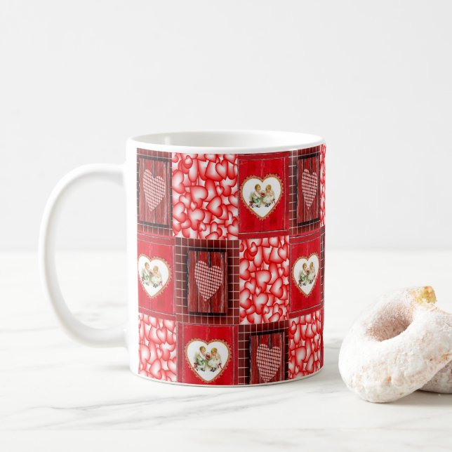Valentine's Day Mug Mugs (With Donut)