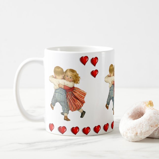 Valentine's Day Mug Mugs (With Donut)