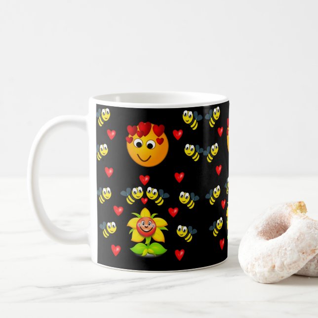 Valentine's Day Mug Mugs (With Donut)