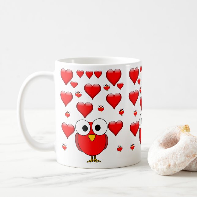 Valentine's Day Mug Mugs (With Donut)