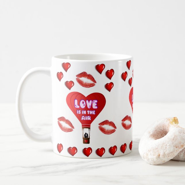 Valentine's Day Mug Mugs (With Donut)