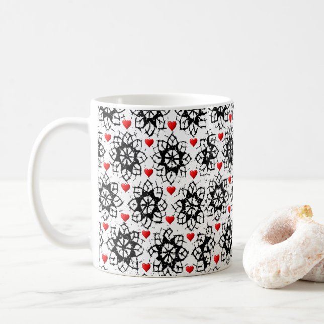 Valentine's Day Mug Mugs (With Donut)